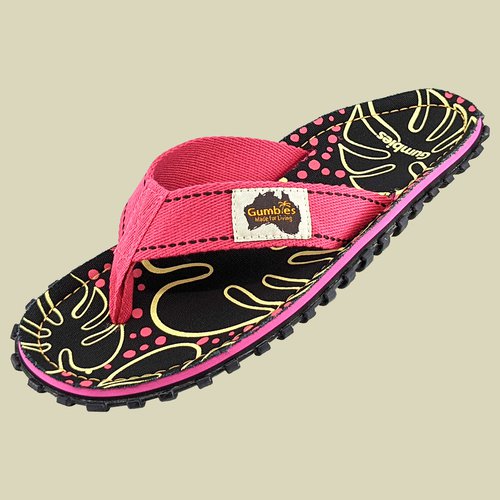 Gumbies Original Islander Women schwarz-pink UK 6,5 - Farbe tropical black